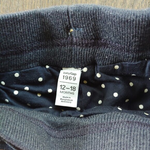Baby Gap Straight Fit Polka Dot Lined Jeans - Picture 2 of 4